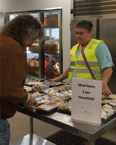 volunteering at Gleaners