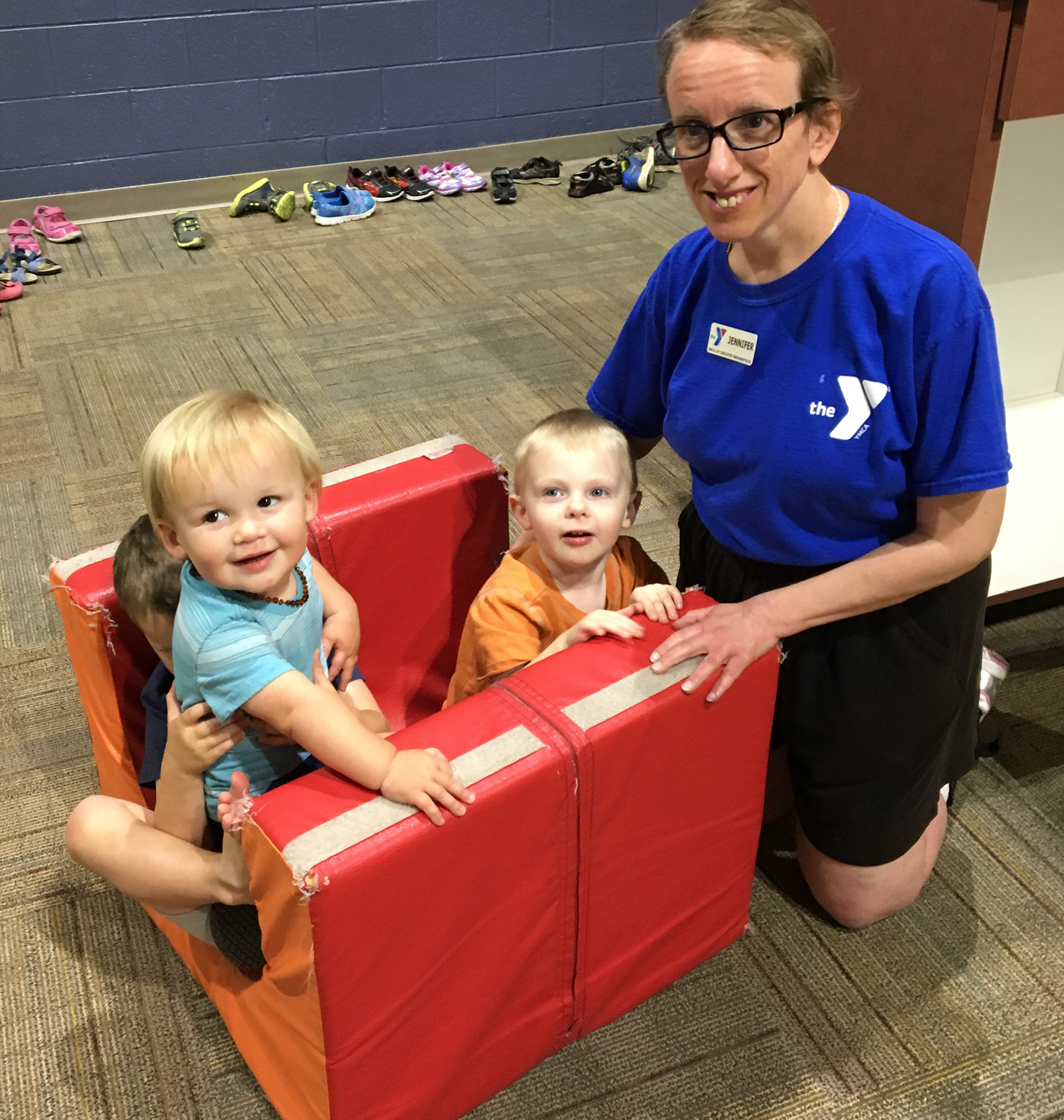 Jenny is going to celebrate her 20th year of working at the Y