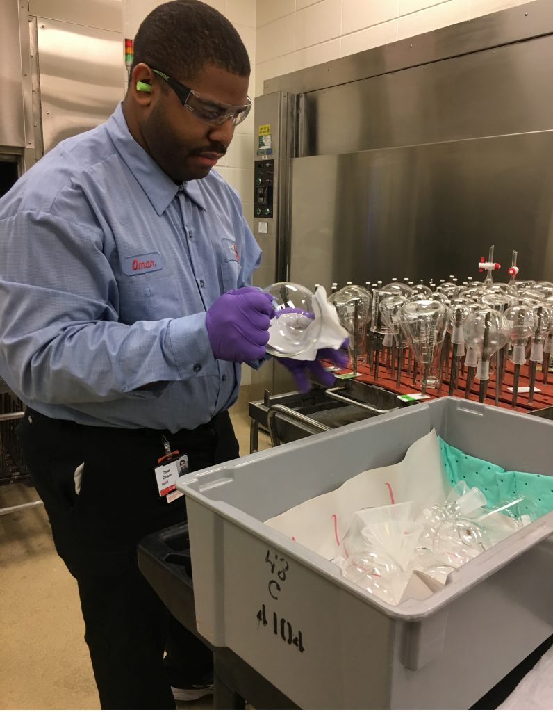 Omar loves his new job at Eli Lilly & Co.