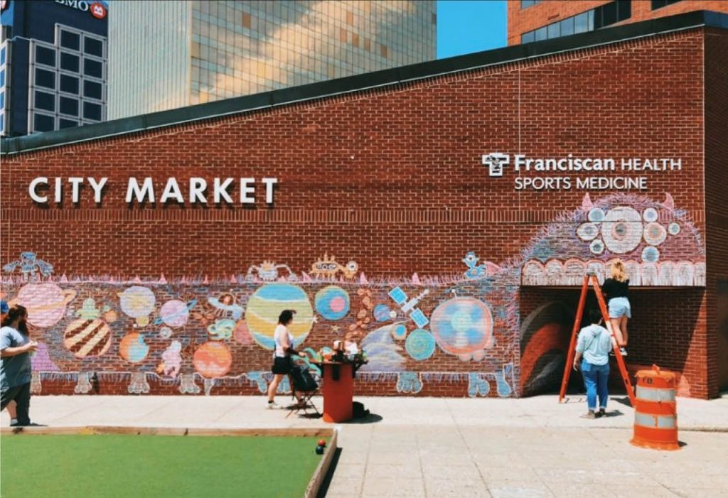 Chalk It Up at the City Market on Sept. 30