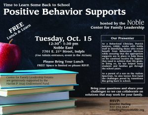 Join us for our free forum on Positive Behavior Supports