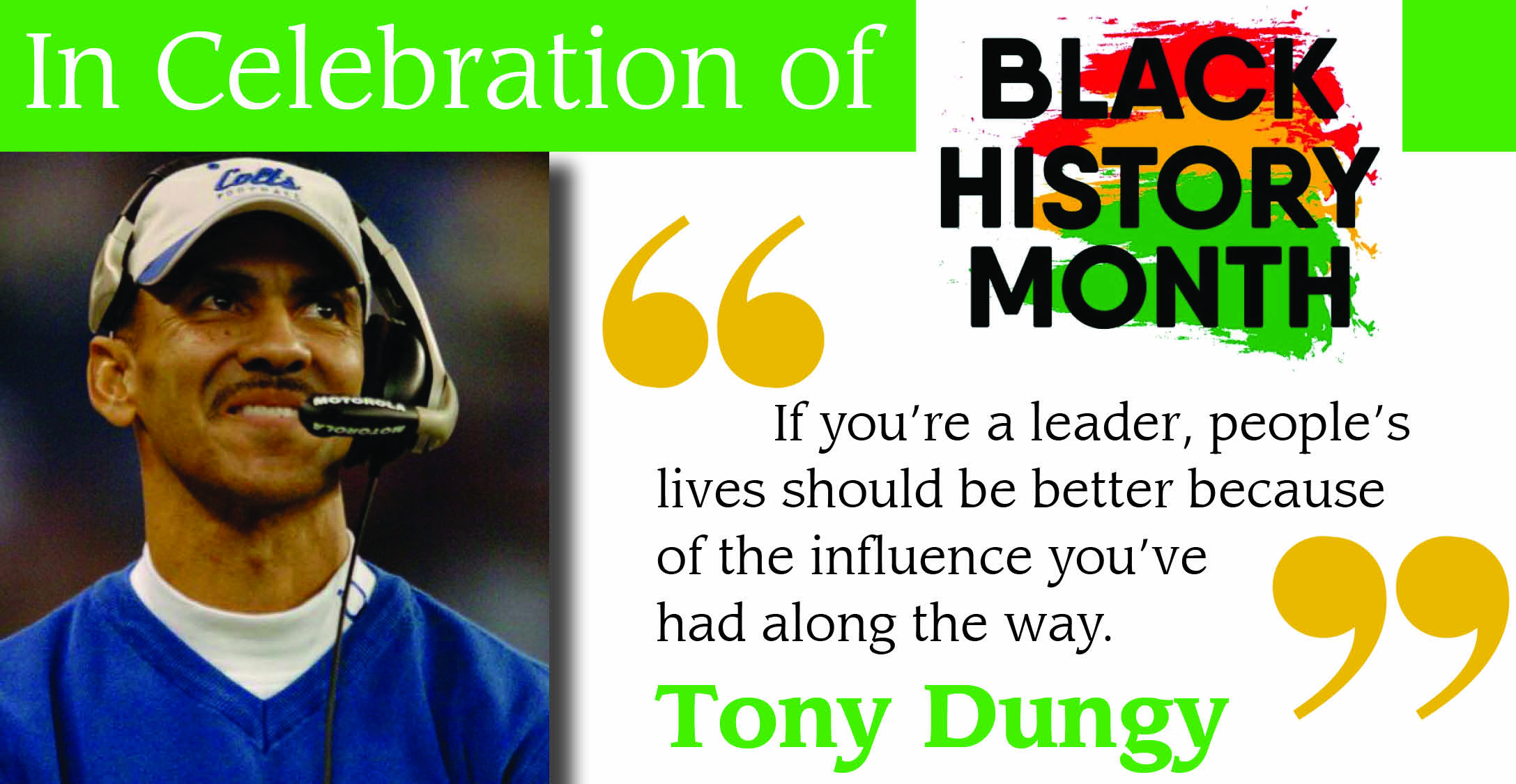 Tony Dungy: Leadership In Life - Noble