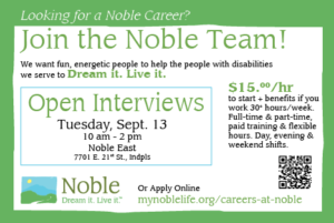 Looking for a Noble career? Join the Team!