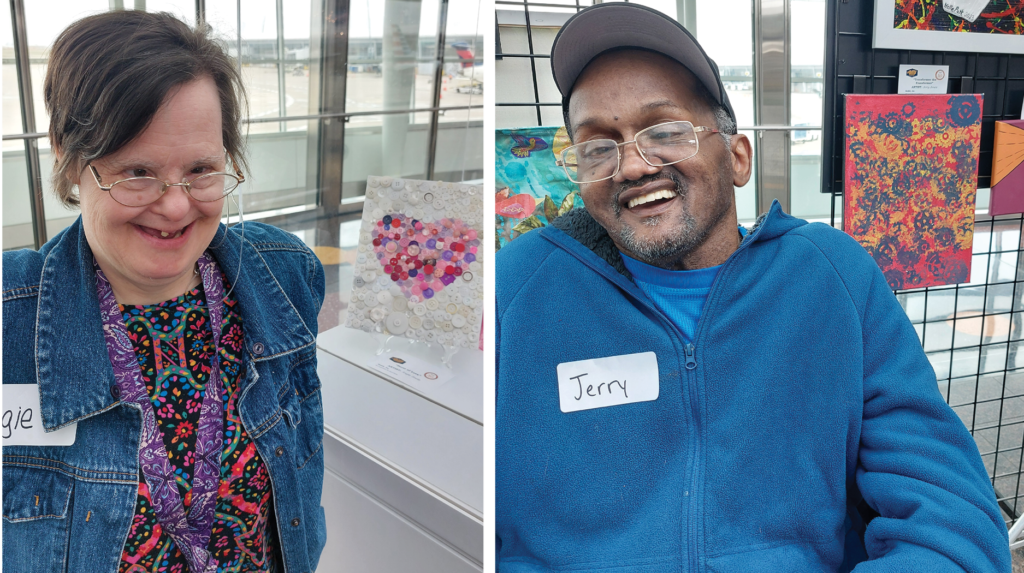 Artists served by Noble are part of the Indianapolis Airport's 2nd Annual Art Exhibit for Disability Awareness Month