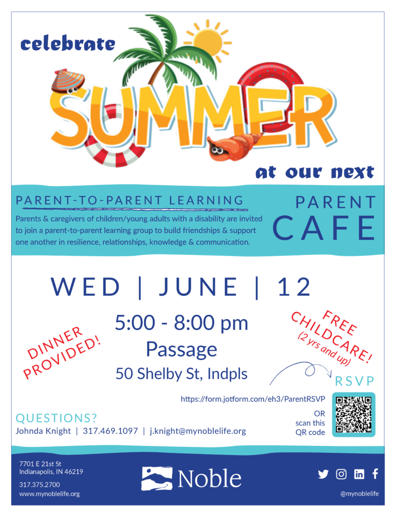Strengthen your family and build relationships at our June 12 Parent Cafe