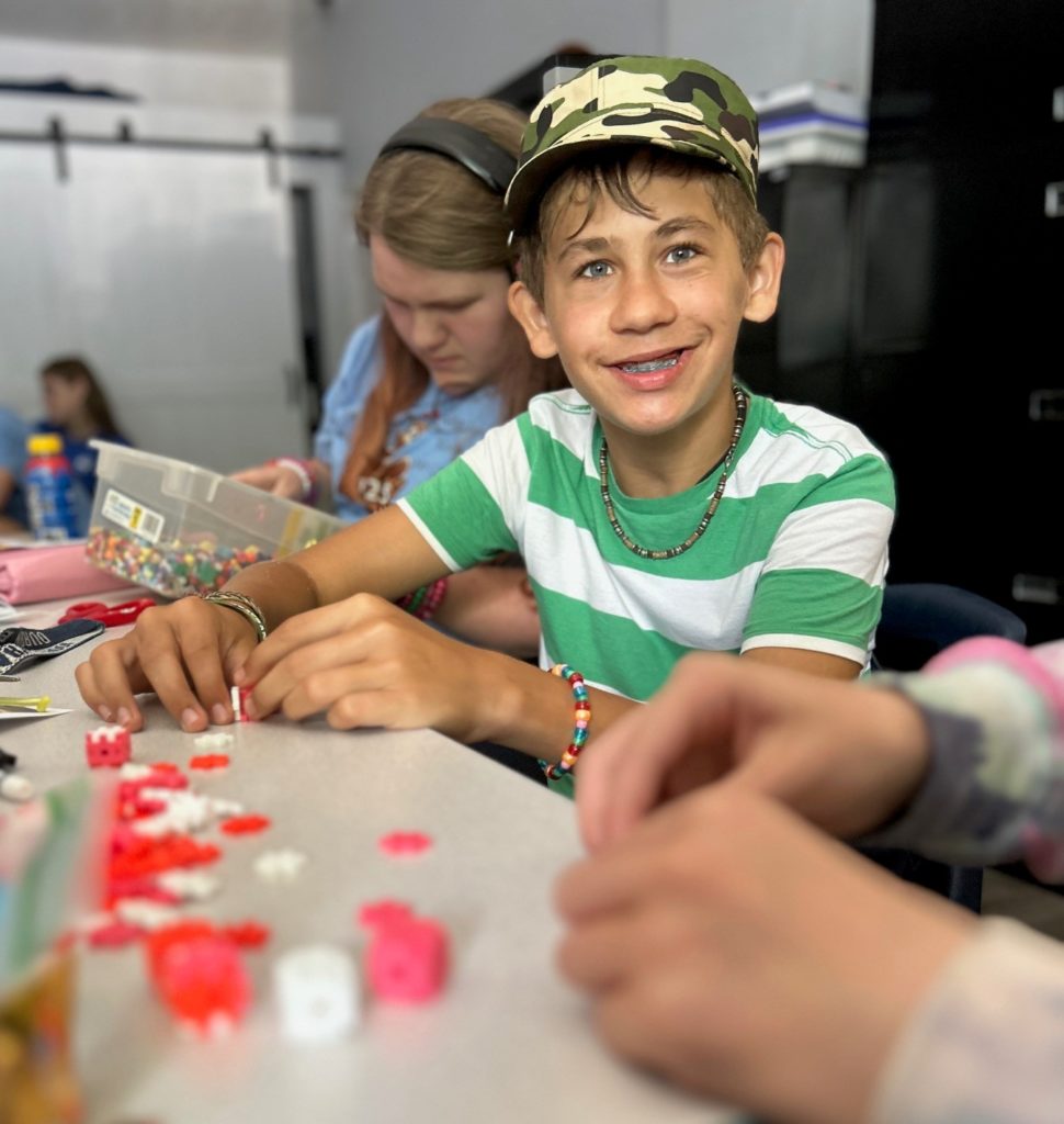 Having fun at Noble summer camp