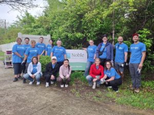 Volunteers Go All In for Noble
