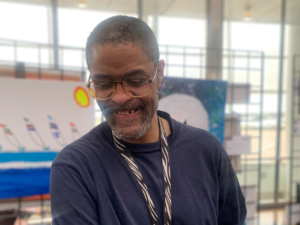 Showcasing artists with disabilities at airport exhibit